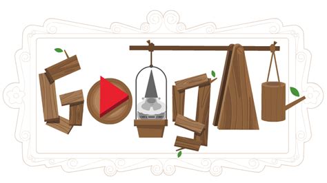 Celebrating Garden Gnomes Doodle .